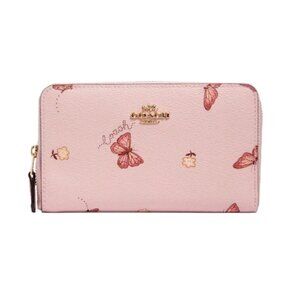 Coach Butterfly Medium ID Zip Wallet